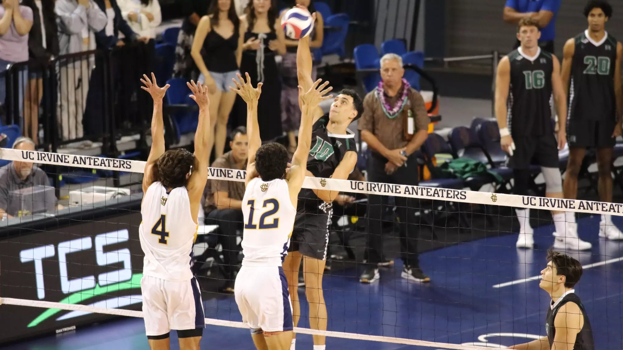 Men’s Volleyball Overcomes Deficit to Outlast UC Irvine in Five Sets
